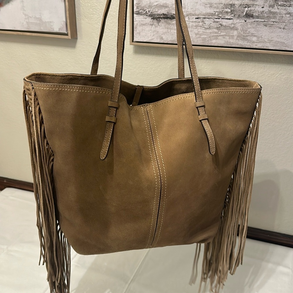 Large sized ZARA purse with western details